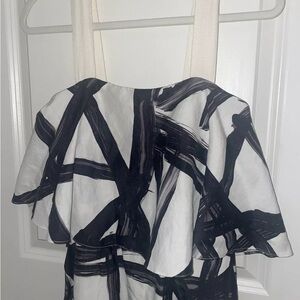 WHiT -  Umbrella Dress designed by Whitney Pozgay. Size 2 , off white and black